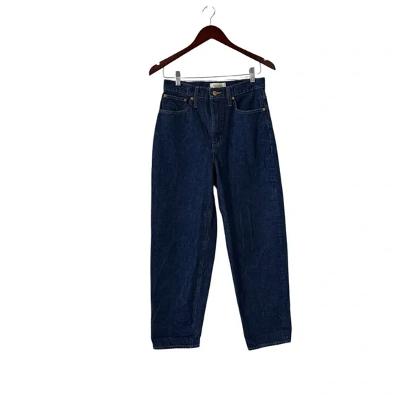 MADEWELL Balloon Barrel High Waisted Denim Jeans - Picture 8 of 8